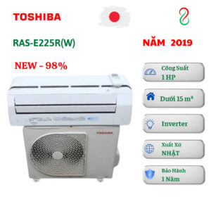 Máy lạnh Toshiba nội địa Nhật 1 HP inverter RAS-E225R(W)