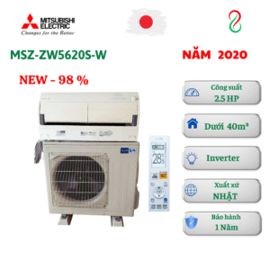 Máy lạnh nội địa Nhật Mitsubishi 2.5HP MSZ-ZW5620S-W