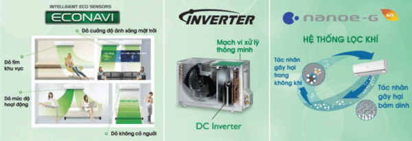 Máy lạnh Panasonic Inverter CU/CS-TS18PKH-8 2HP - Hình ảnh 2