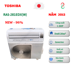 Máy lạnh Toshiba nội địa Nhật 1.5HP RAS-281EDX