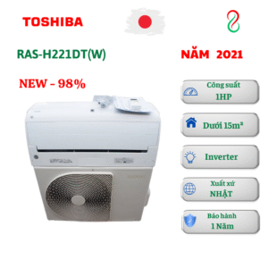 Máy lạnh Toshiba nội địa Nhật 1HP RAS-H221DT-W