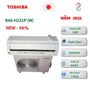 Máy lạnh Toshiba nội địa Nhật 1HP RAS-H221P-W