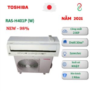 Máy lạnh Toshiba nội địa Nhật 2HP RAS-H401P-W