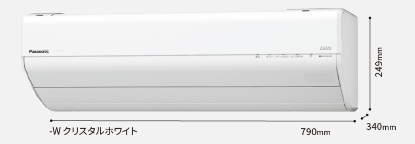 Thông số kỹ thuật dàn lạnh dòng GX series 2019 Panasonic nội địa Nhật