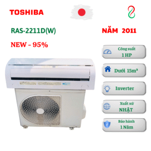 Máy lạnh Toshiba nội địa Nhật 1HP inverter RAS-2211D(W)