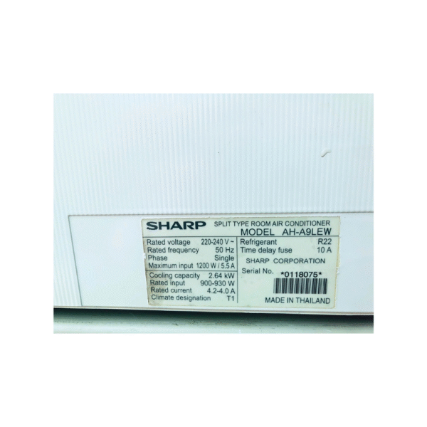Điều hòa Sharp 1HP AH-A9LEW - Hình ảnh 3