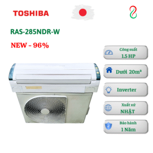 Máy lạnh Toshiba nội địa Nhật RAS-285NDR / RAS-285NADR 1.5HP