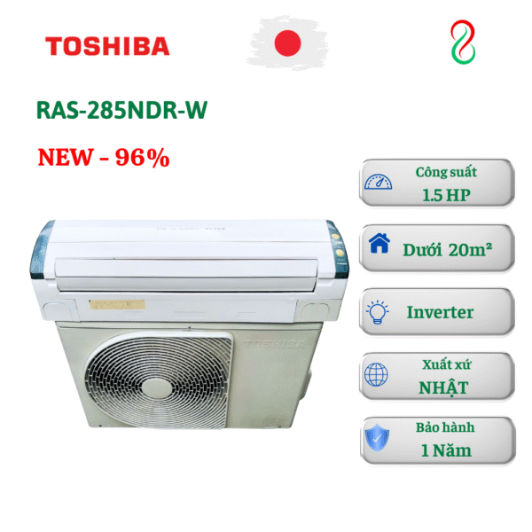 Máy lạnh Toshiba nội địa Nhật RAS-285NDR / RAS-285NADR 1.5HP