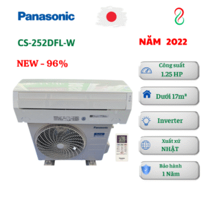 Máy lạnh Panasonic nội địa Nhật 1.25HP CS-252DFL-W