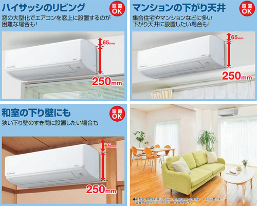 Dòng TX model 2019 với thiết kế nhỏ gọn chỉ 250mm – dễ lắp đặt ngay cả ở không gian hẹp.