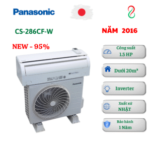 Máy lạnh Panasonic nội địa Nhật 1.5HP CS-286CF Inverter 2 chiều, điện 100V