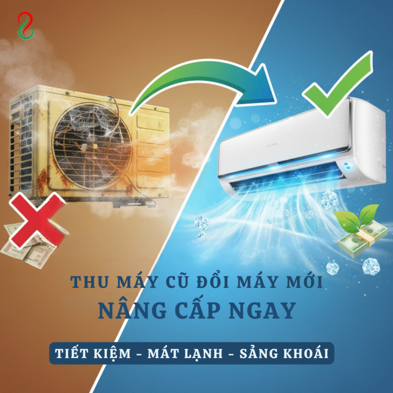 Dịch vụ thu mua máy lạnh cũ & cung cấp máy lạnh mới