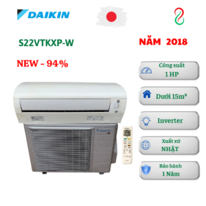 Máy lạnh Daikin nội địa Nhật 1HP S22VTKXP-W