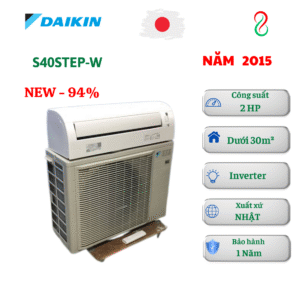 Máy lạnh Daikin nội địa Nhật 2HP S40STEP-W Inverter tiêu chuẩn