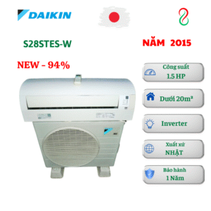 Máy lạnh Daikin nội địa Nhật 1.5HP S28STES-W