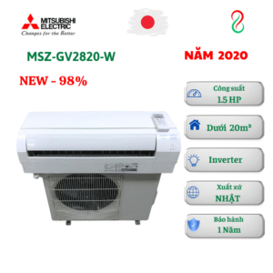Máy lạnh nội địa Nhật Mitsubishi 1.5HP MSZ-GV2820-W