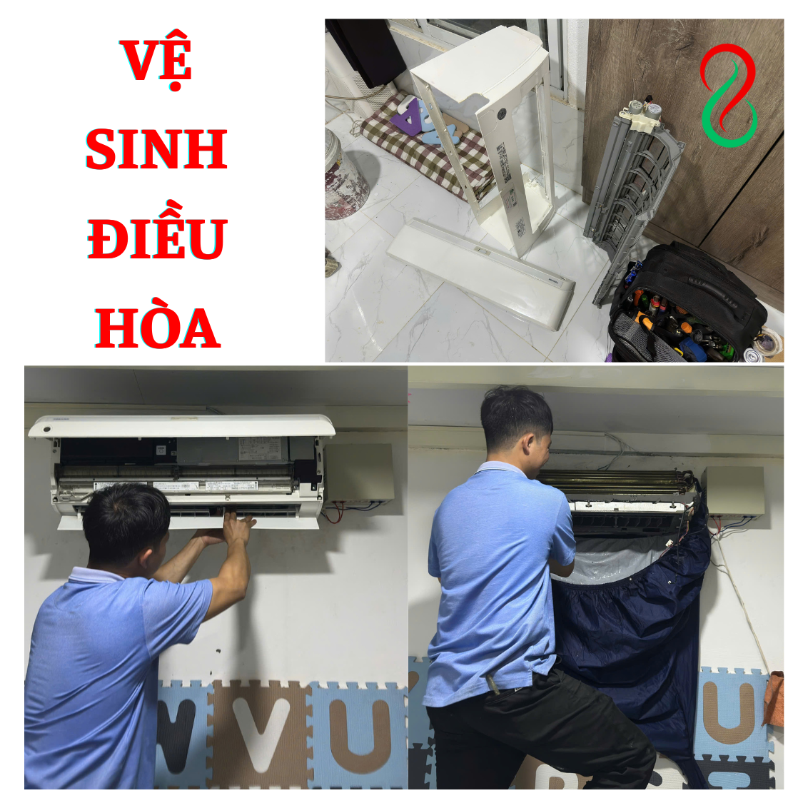 Vệ sinh máy lạnh Toshiba chức năng dòng nội địa Nhật – Quy trình chuẩn